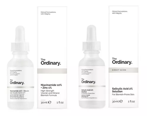 ELIMINA ACNE Y GRASA  SUPER KIT THE ORDINARY