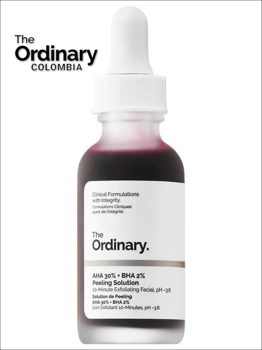 PEELING THE ORDINARY  AHA 30%